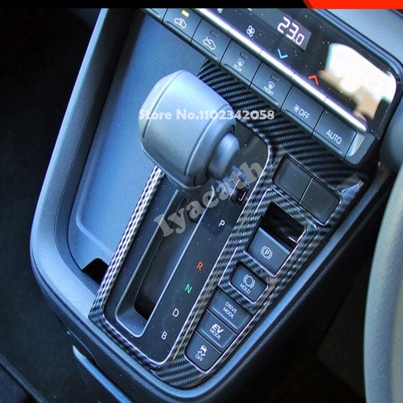 RHD For Toyota voxy noah 90 Series 2024 ABS carbon black GAS Hybrid center control gear box shift panle cover trim