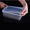 Resuable Kitchen Storage Box Rectangular Food Sealed Case Transparent Storag Box  Kitchen Organizer