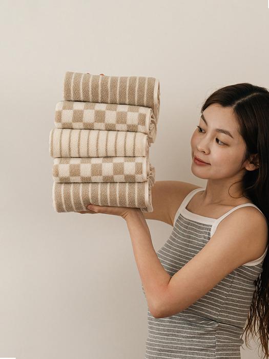 Deareal Milk Tea Towel_5P (Bulk Packaging) Milk Tea Towel_5P (Bulk Packaging)