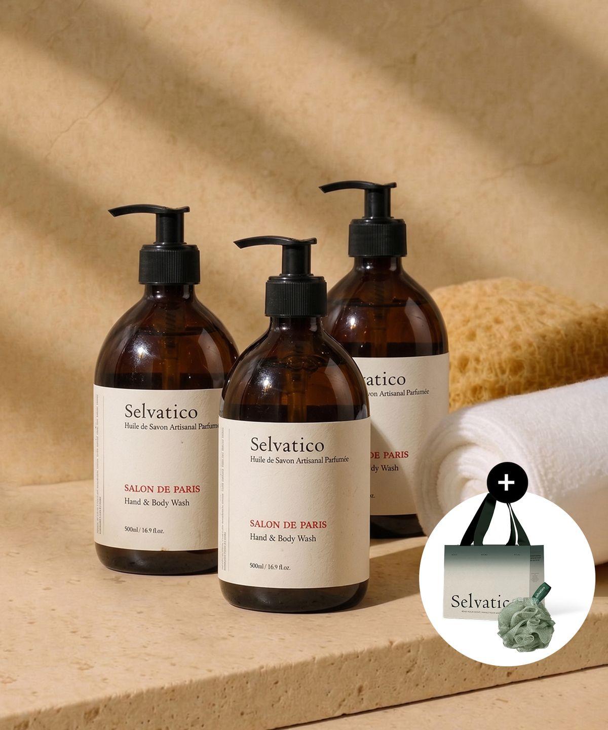 Hand & Body Wash 500ml+500ml+500ml Foret de Fontainebleau