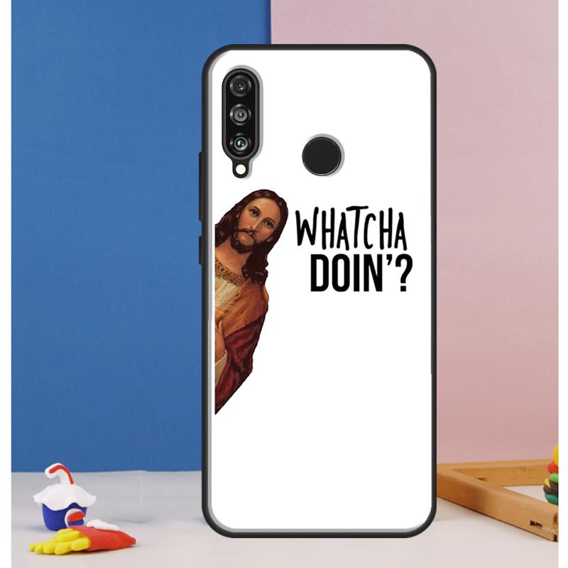 God Jesus Case For Huawei Nova 12i 11i 8i 7i 12s Y73 Y70 Y90 Y60 Y72 Y61 Y91 9 10 SE P40 Lite P30 Pro