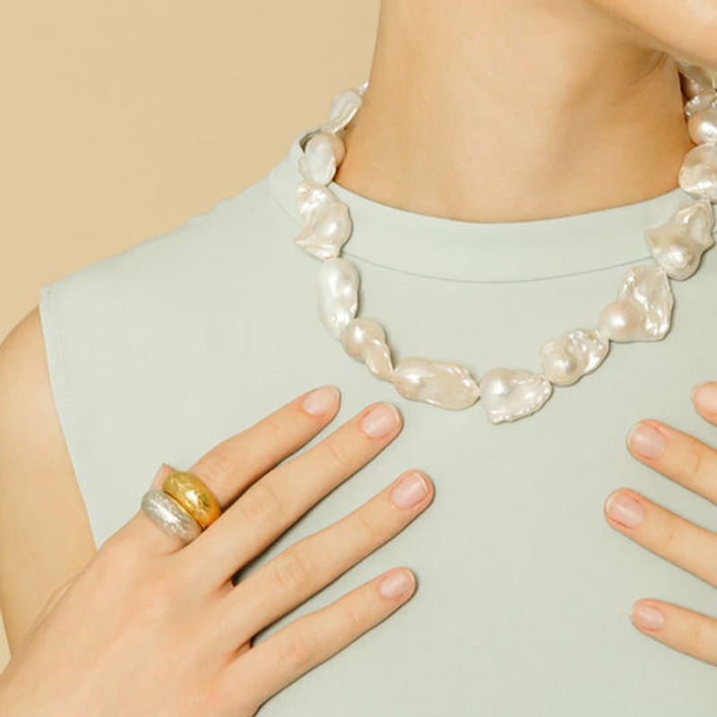 ozel [Custom Made]Silver925 Sunshine Bold Ring PS021_L_R