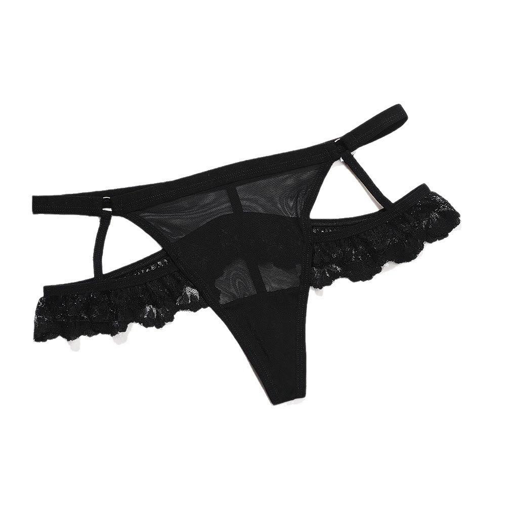 Transparent Underwear for Women Thin Strap Mesh Lace Briefs Thin Lace Panties Lady