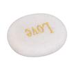 1pcs Inspirational Words Worry Stone Oval Shape Crystal Stone Decorative Pocket Rock  Meditation