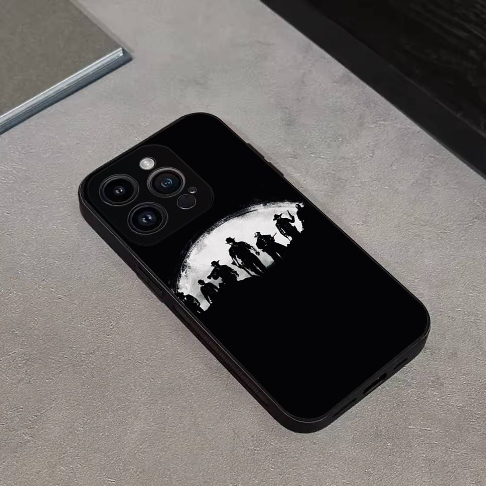 RDR 2 Arthur Morgan Game Phone Case For iPhone 16,15,14,13,12,11 Plus,Pro Max,XS,X,XR,SE,Mini,8,7,Soft Silicone Black Cover