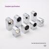 Chrome-Plated Wardrobe Pipe Holder for Clothes and Towel Rods