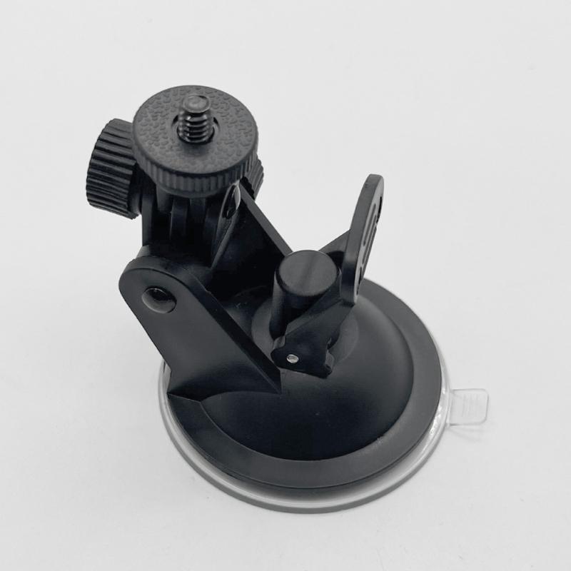 Rotatable Camera Holder For Dashboard Cameras Ensures Secure Attachment to Glass Surfaces During Driving