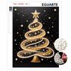 DIY Frameless Pearl Painting Kit Elegant Christmas Tree Cozy Home Decor 3D Shiny Bead Art Canvas Relaxing Craft Gift for Adults