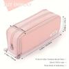 New Extra Large Capacity Portable Pencil Case, Simple Aesthetics Lightweight and Durable, Ideal for Students and Offices