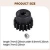 High-Performance Hardened Steel Pinion Gear for 1/18 And 1/24 RC Cars, Miniature Vehicles DIY