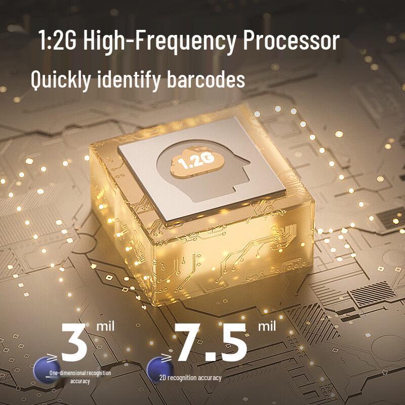 Deli Wireless Barcode and QR Code Scanner