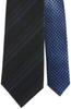 [Hiroko Koshino Homme] Necktie, Different widths, 003254-20000-3906, Size 10, Navy base with blue stripes, FREE size