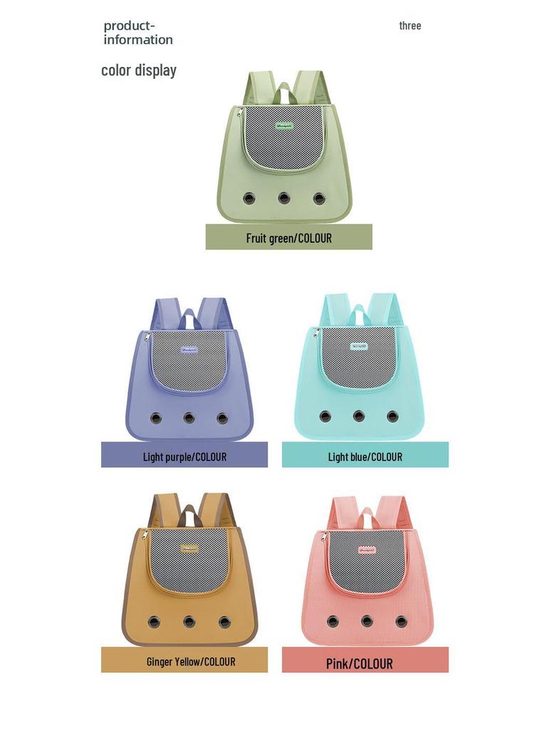 Portable Foldable Cat Carrier: Spacious, Breathable Pet Capsule for Travel