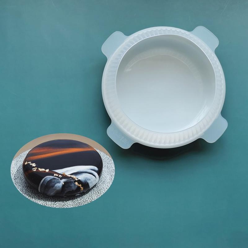 Cookie Cutter Fondant Cake Mold Christmas Delicate Disc Shape Silicone Cookie Cutter Mould Gift for Baking Lover