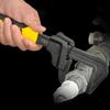 Non-slip Design Adjustable Hand Wrench Multi-functional Plumbing Wrench  Pipe Repair