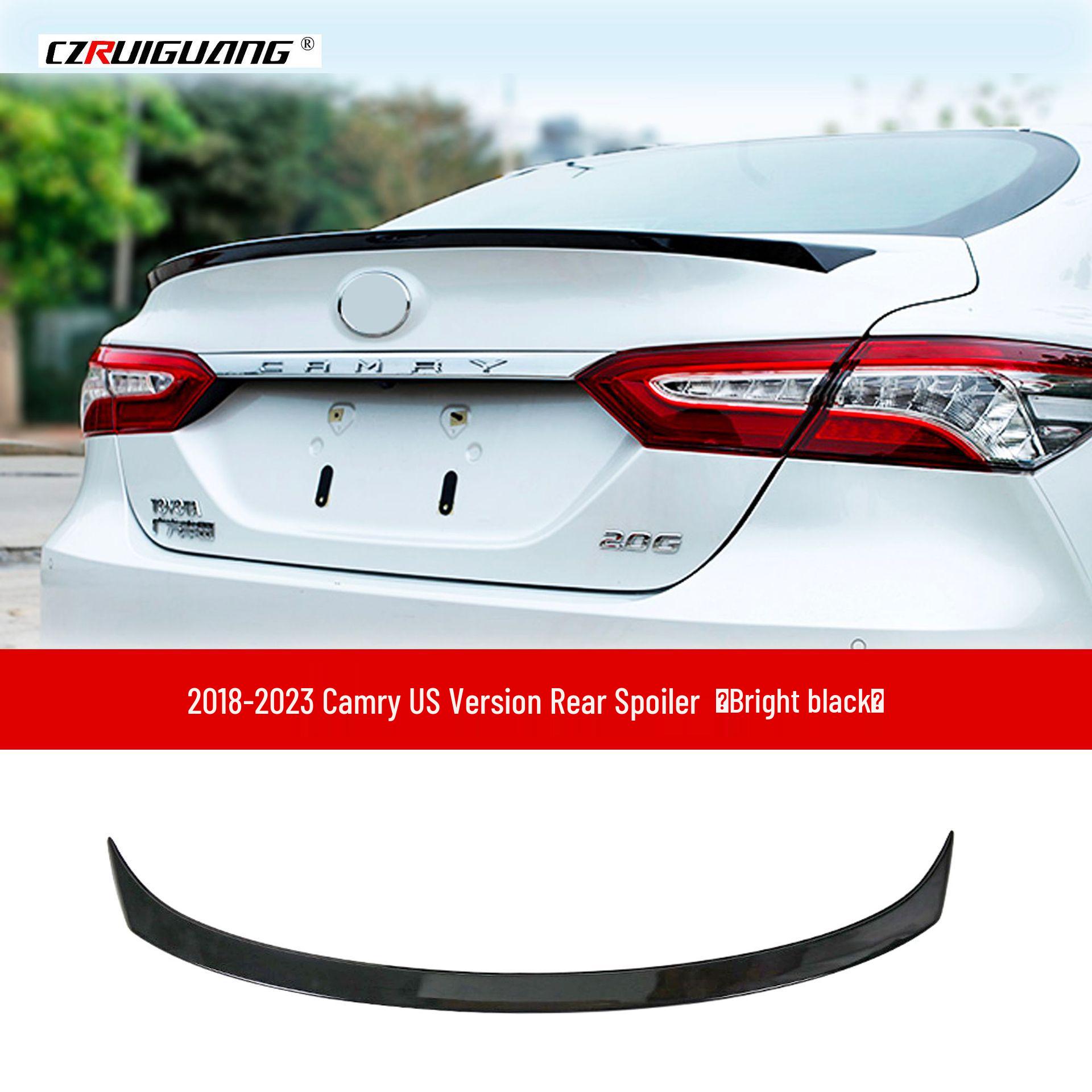 Обвес в американском стиле для Camry Gen 8, модели 2018-2023: Задний спойлер, Передний сплиттер, Спойлер на крышу, Пороги