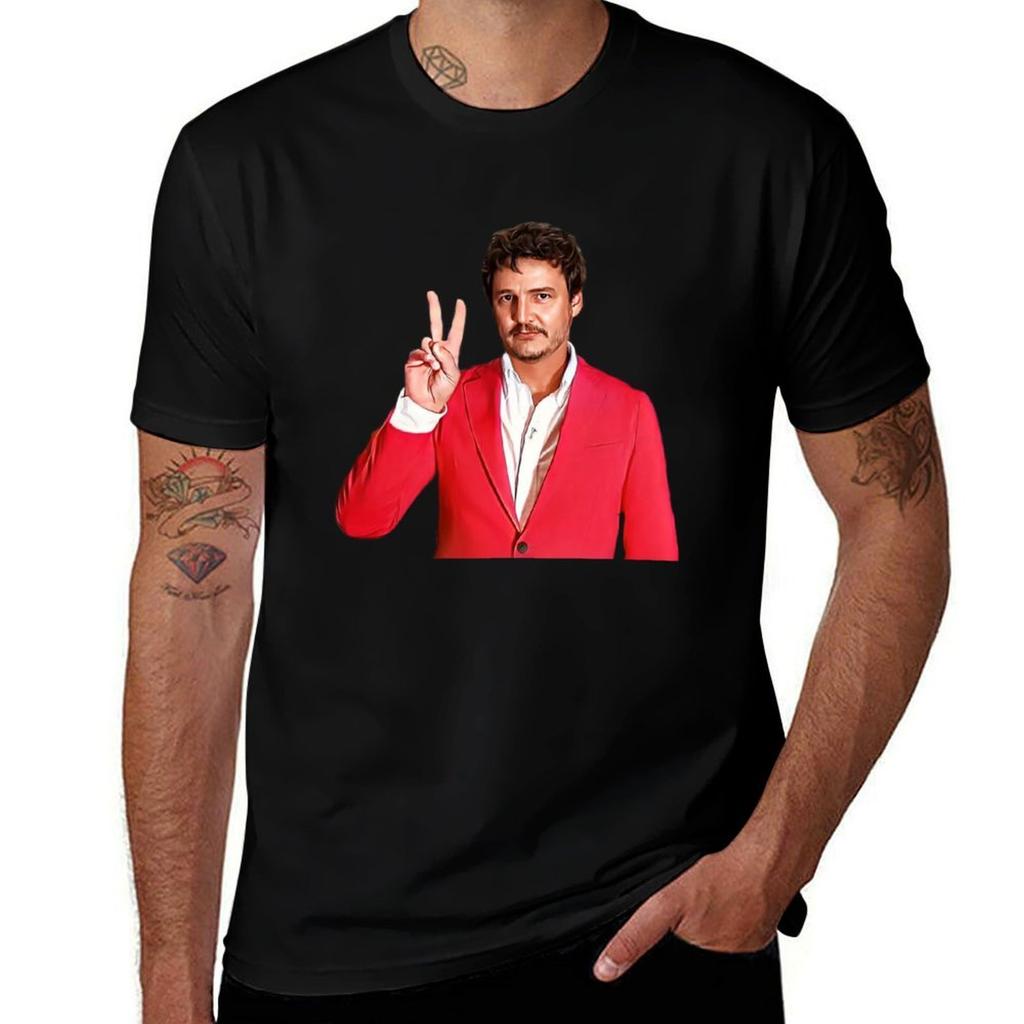 Pedro Pascal Peace Tshirt Casual Loose Daily Wear Tshirt