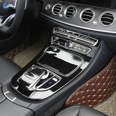 ABS Helles Schwarz Auto-Styling Innenraum Mittelkonsole Schalthebel Panel Abdeckung Zierleiste Für Mercedes Benz E-Klasse W213 2016 2017 2018