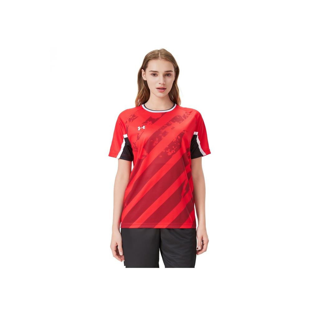 Under Armour Minimalist Logo Print Daily Running Fitness Cycling T-Shirt Unisex Tops Red 24500504-600