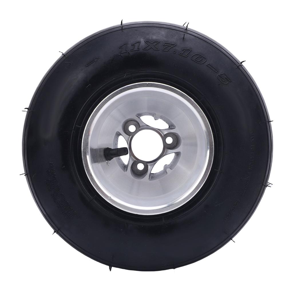 11x7.10 5 Reifen Gummi Aluminiumlegierung 4PR Schlauchlos Hinterrad Felge Reifenmontage für ATV UTV SxS Side By Side Golfwagen