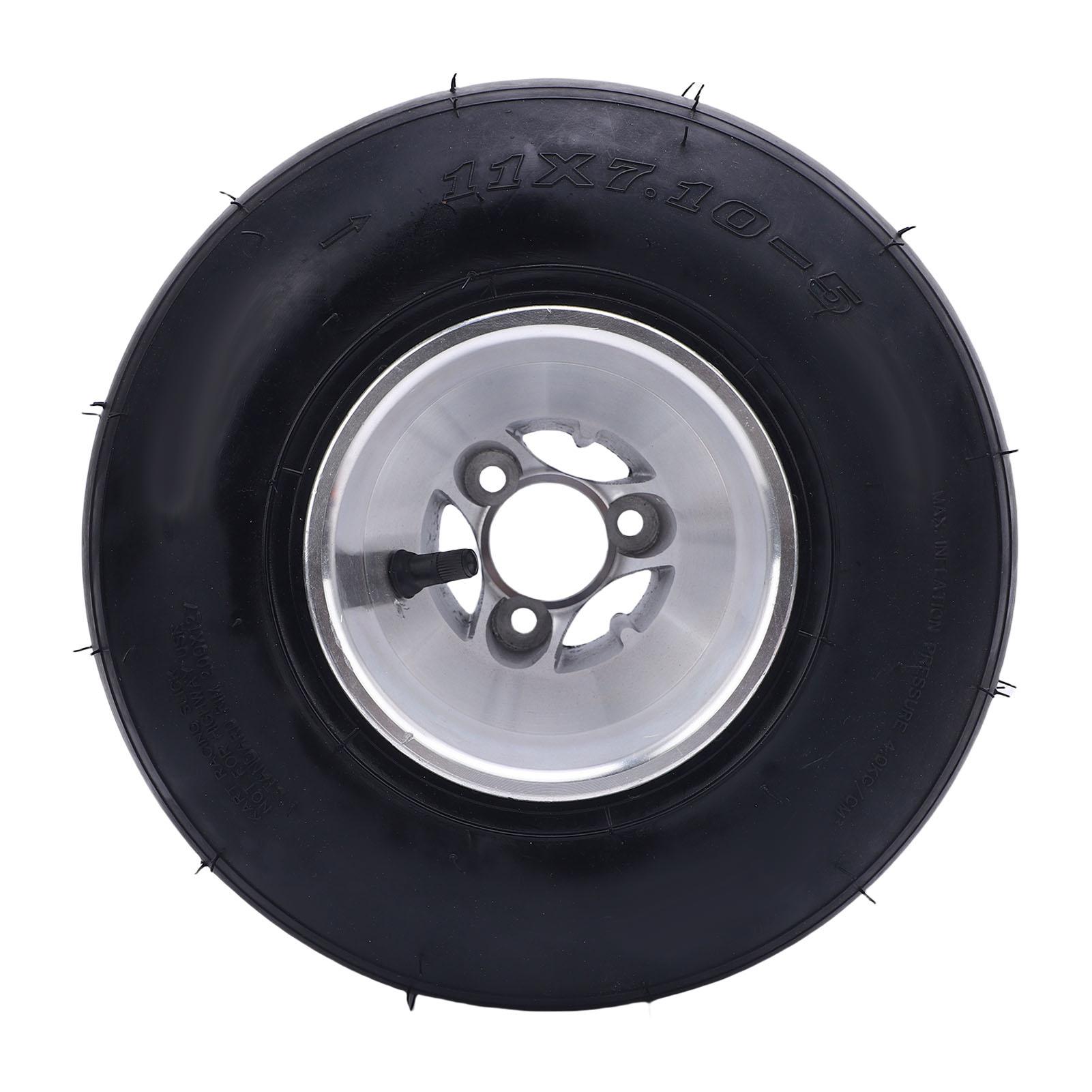 

11x7.10 5 Слойная Резина Алюминиевый Сплав 4PR Бескамерное Колесо Заднее Колесо Обод Шина в Сборе для Квадроцикла Мотовездехода SxS Side By Side Гольф-карта