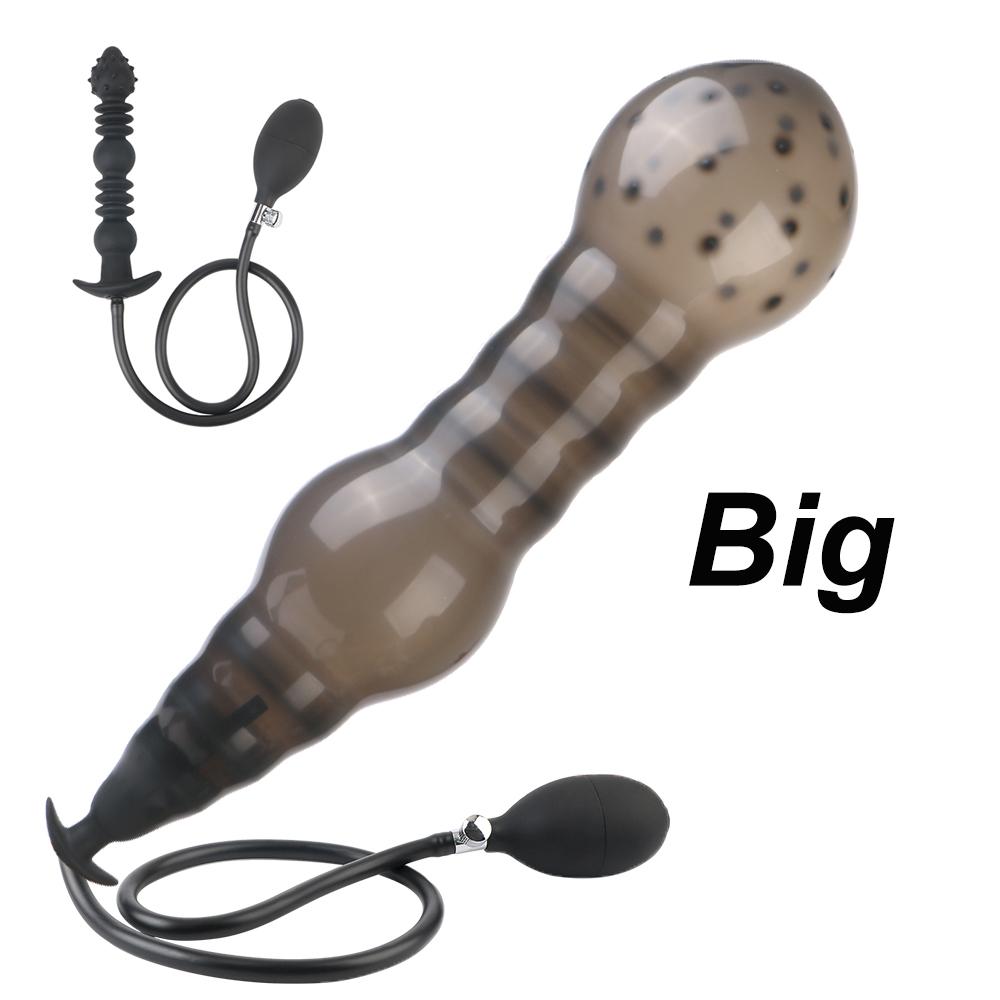 Spikes Aufblasbare Anal Perlen Für Frauen Vaginal Dilatator Männer Butt Plug Expander 18-52 cm Große Dildos Weibliche masturbator Sex Spielzeug