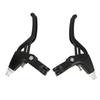 2Pcs Bike Brake Lever Aluminum Alloy Black Hard Thick Durable Speed Change Bicycle Handle