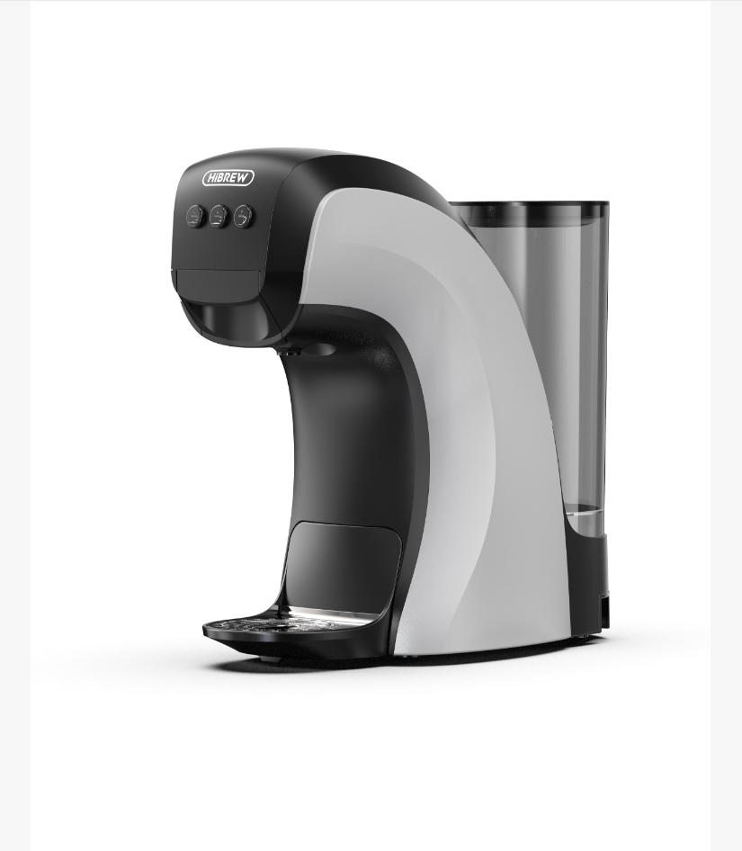 HiBREW Multiple Capsule Coffee Machine, Hot/Cold Dolce Gusto Milk Nespresso Capsule ESE Pod Ground Coffee Cafeteria 20Bar 5 In 1
