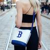 MLB Basic Big Logo Canvas Bucket Bag BOS (Cream)
