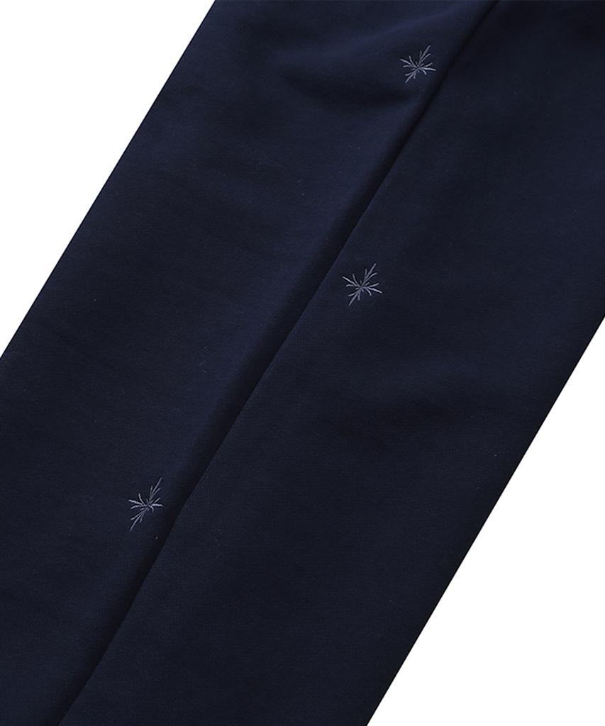 EEERRR Er Waffle Applique Long Sweat Pants (Navy)