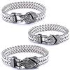 Special Stainless Steel Woven Chain Viking Rune Wolf Head Bird Head Snake Logo Bracelet