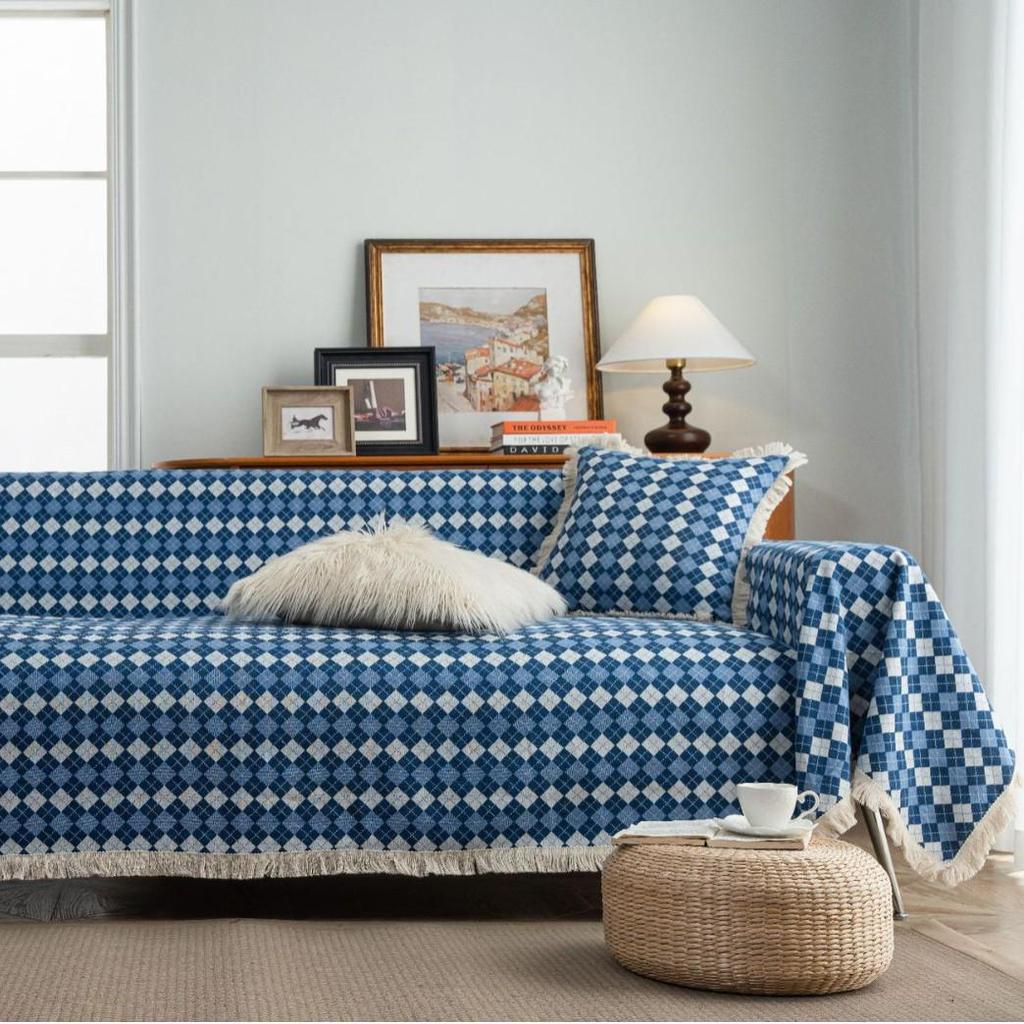 Imanqi Yun Japanische Quaste Sofabezug - Grün, Universell für alle Jahreszeiten