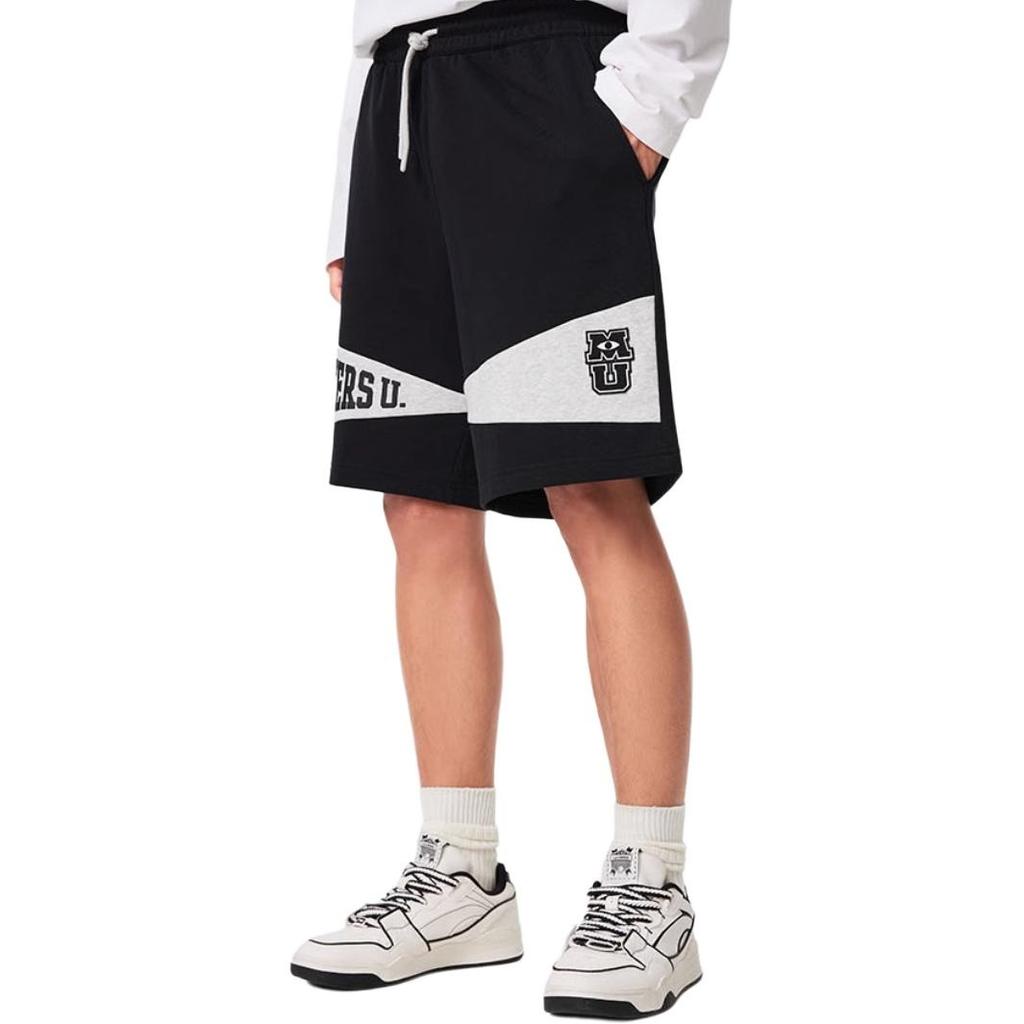 Li-Ning X Disney Monsters University Graphic Shorts 'Black White' Men's AKSU489-2
