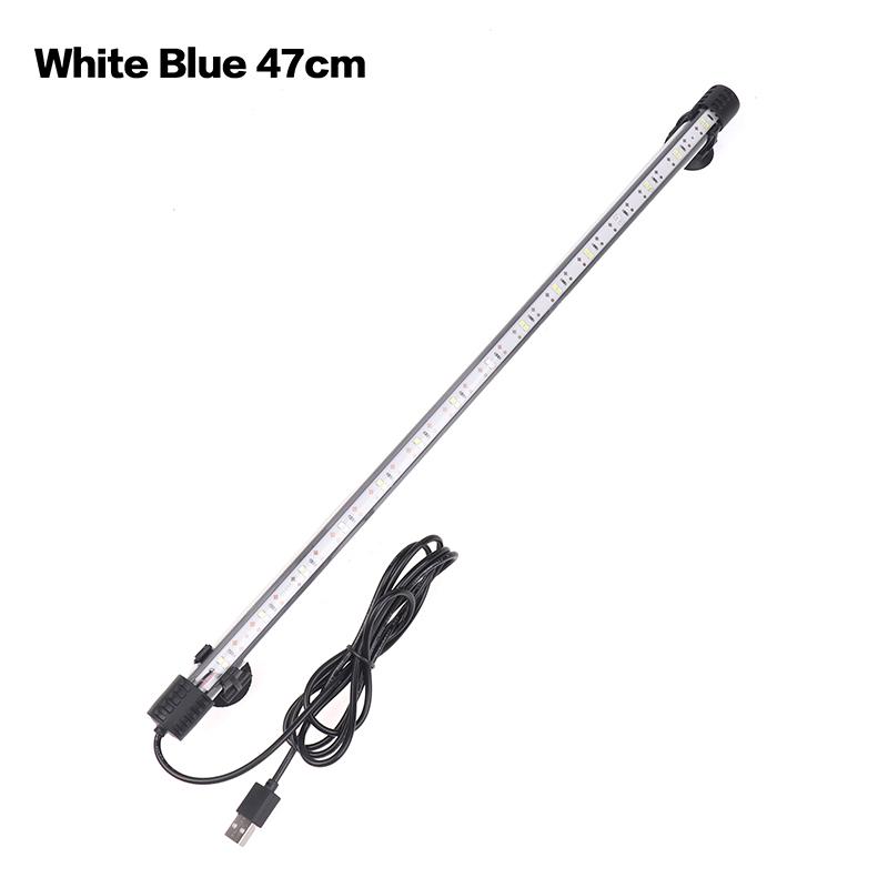 17/27/37/47cm USB Plug Aquarium Light LED Waterproof Fish Tank Light Underwater Lighting Submersible Lamp Plant Grow Lamp 110V