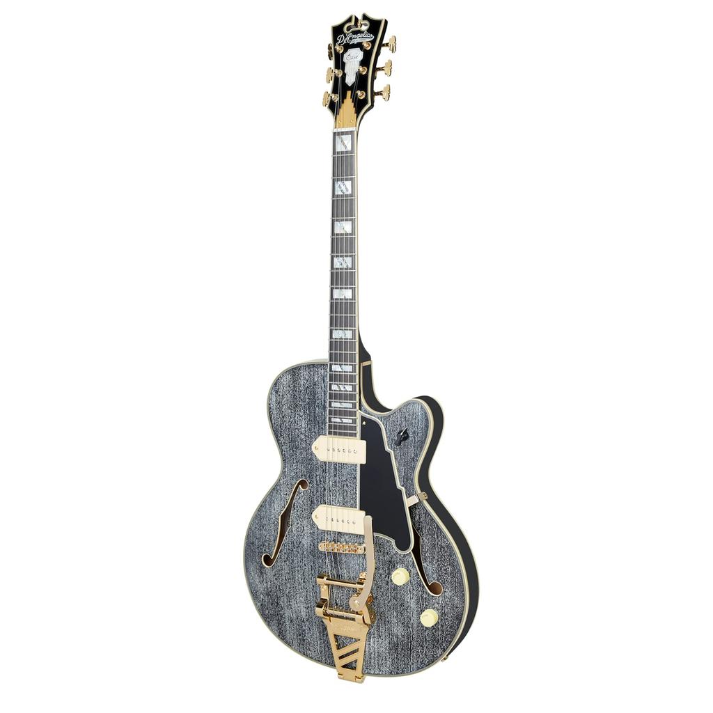 Excel 59 Shield Black Dog D'Angelico Tremolo,