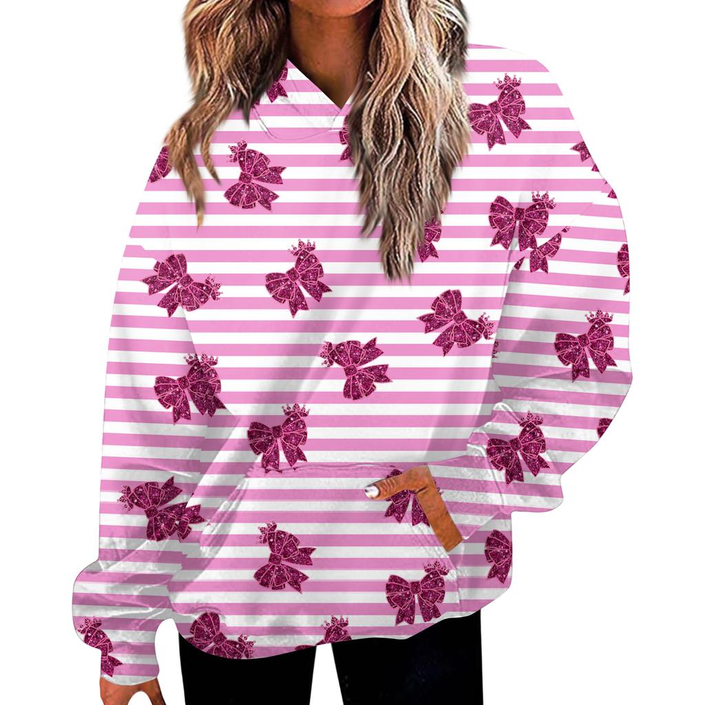 Women's Casual Fashion Witch Print Long-Sleeve Hooded Sweatshirt With Pockets