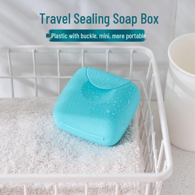 JAJALIN Portable Travel Soap Box with Lid (2-Pack)