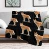 Dingo 4 Throw Blanket Thin Soft Blanket for Summer Night Sleeping
