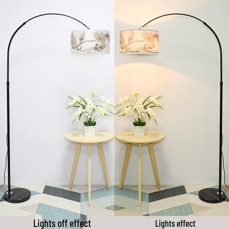 

Скандинавский светодиодный торшер с пультом дистанционного управления для спальни, гостиной или кабинета 5W LED Warm Light