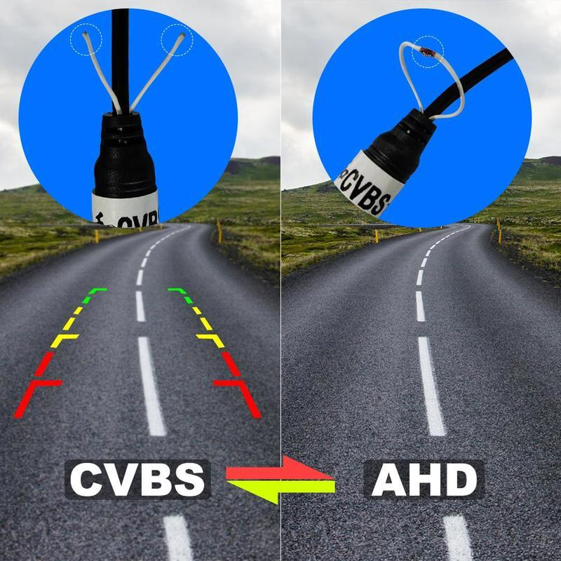 AHD Rear View Camera Car Back Reverse Camera  IP 68 Waterproof Night Vision Parking Assistance Cameras