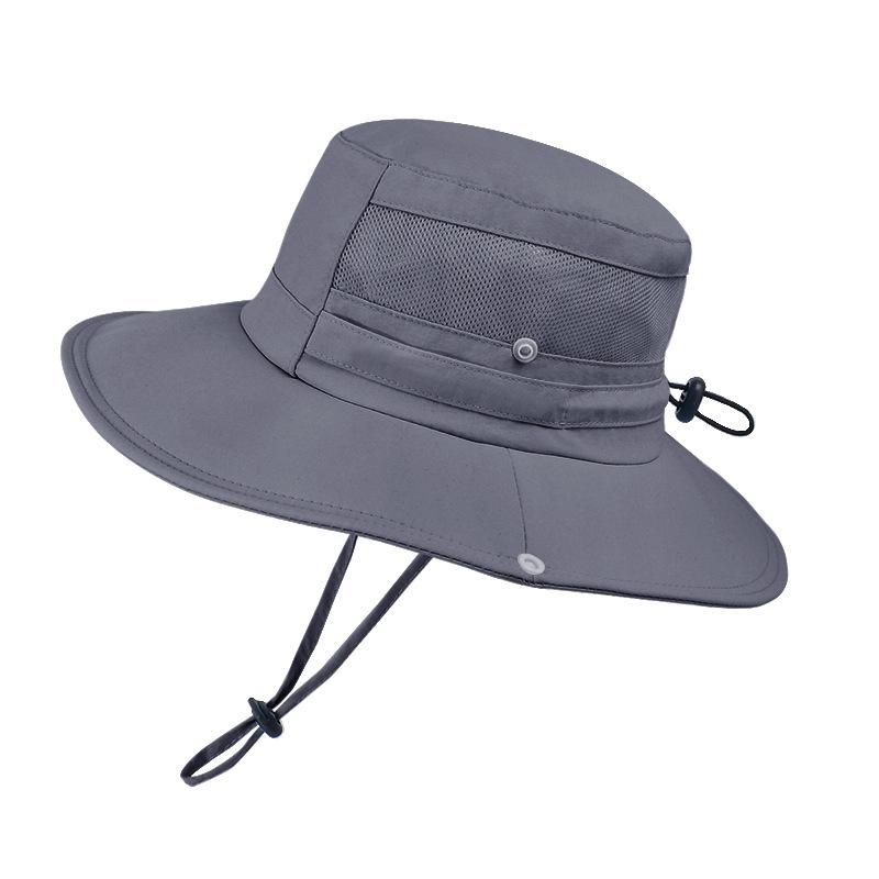 New Spring and Summer Big Eaves Sunscreen Hat Men and Women Outdoor Mountaineering Fishing Sun Hat Waterproof Quick-drying Breathable Bucket Hat