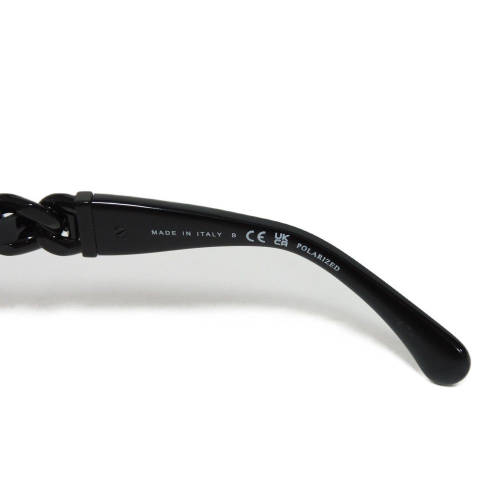 Used 10097 Square Shape Butterfly 5465-QA c.888/T8 7968 Polarized Patent Leather Chain COCO Mark Black Women's from