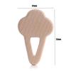 1Pcs Wooden Rodent Teethers Baby Cartoon Animals Rainbow Ice Cream Beech Teether Pendant For Baby Pacifier Chain Nurse Gifts Toy