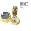 Stainless Steel Cat Bowl Large Capacity Pet Feeding Bowl Automatic Water Storage Bowl Home Pet Shop Supplies