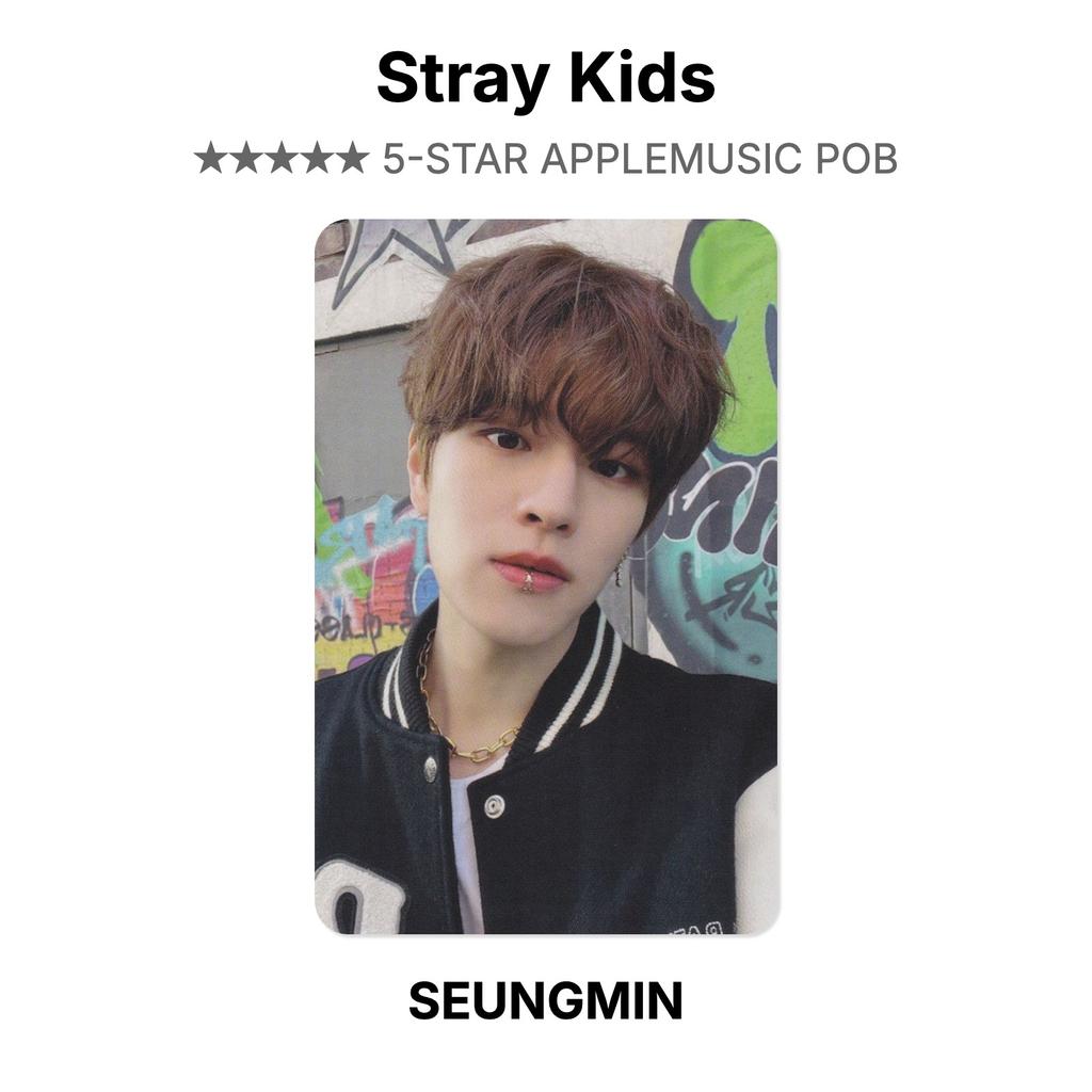 Stray Kids 5-STAR APPLEMUSIC POB Official Photocard