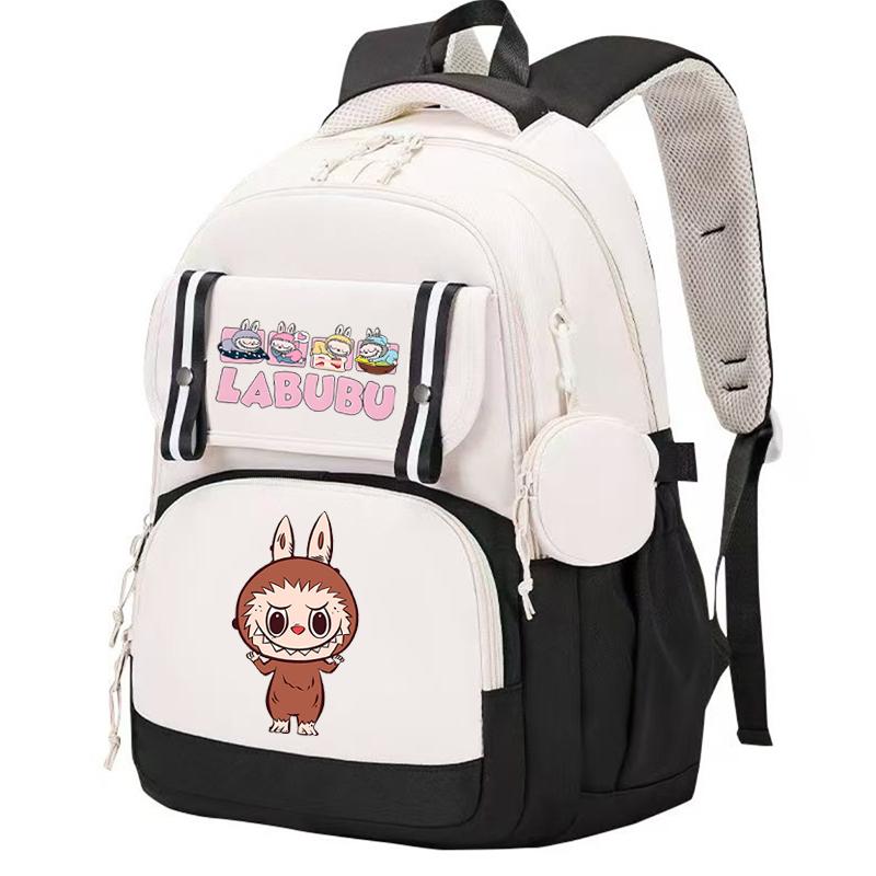 Cute Printed Backpack Teenager Student Girl Boy Knapsack Large Capacity Waterproof Casual Bag Coin Purse Women Laptop Bag Mochila