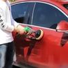 5pcs 5/6inch Car Polishing Buffer Pads Flat Sponge Waxing Pad Kit Self Adhesive Sponge Disc Automotive Beauty Care Accessories