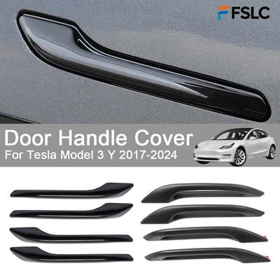 Cars Accessories Door Handle Cover For Tesla Model 3 Y 2017-2024 Car Exterior Decoration Styling Upgrade Modify A Car