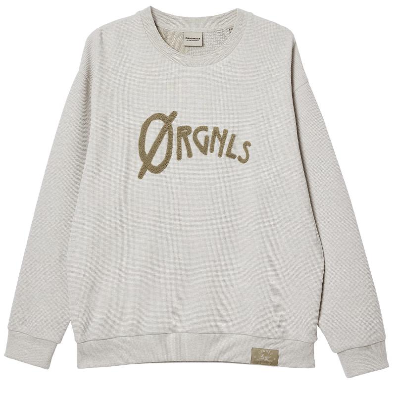 Jack & Jones Men s Jacquard Letter Crew Neck Sweater L