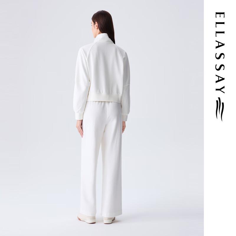 ELLASSAY Women's Wool Blend Straight-Leg Casual Pants